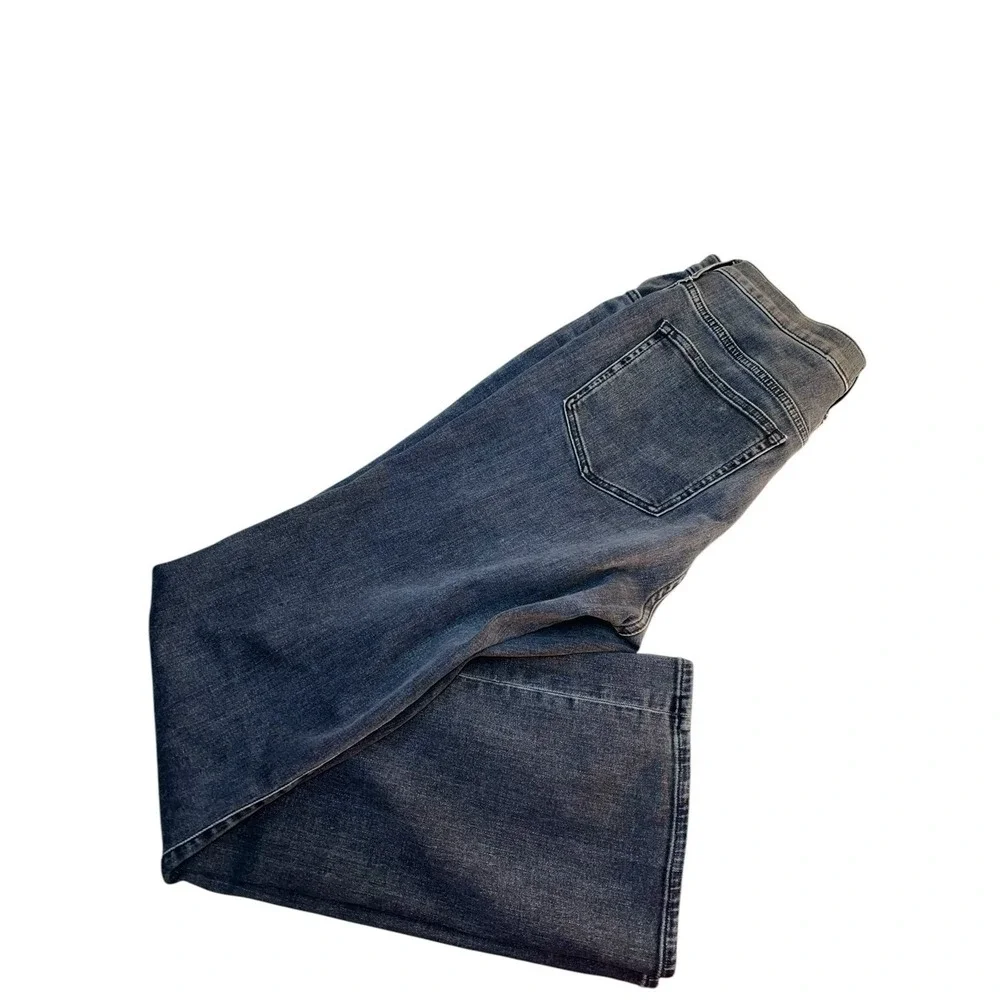 J.CREW Curvy Full Length Demi Boot Jeans Womens 31T‎ Gray Denim